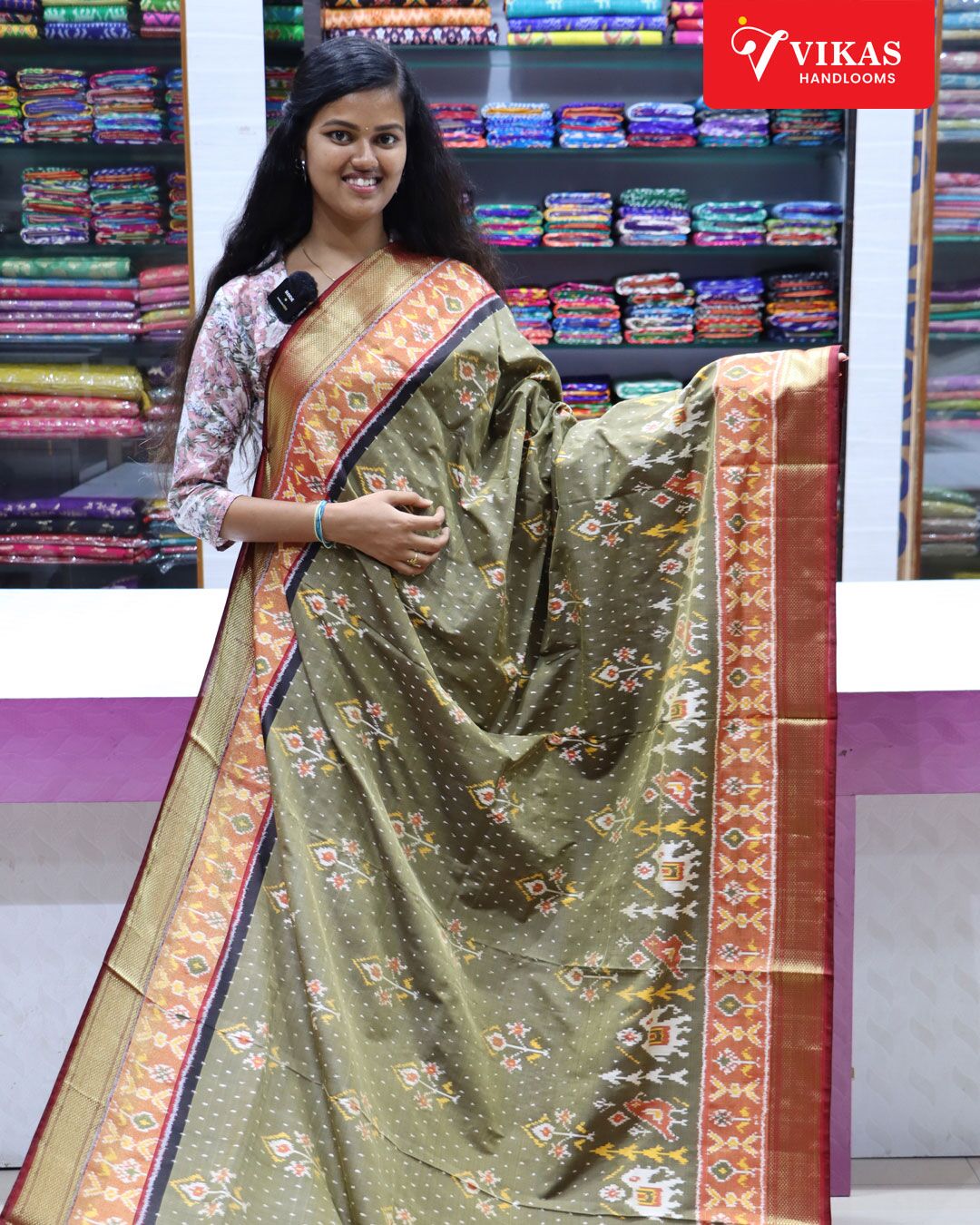 Pochampally Full Design Saree