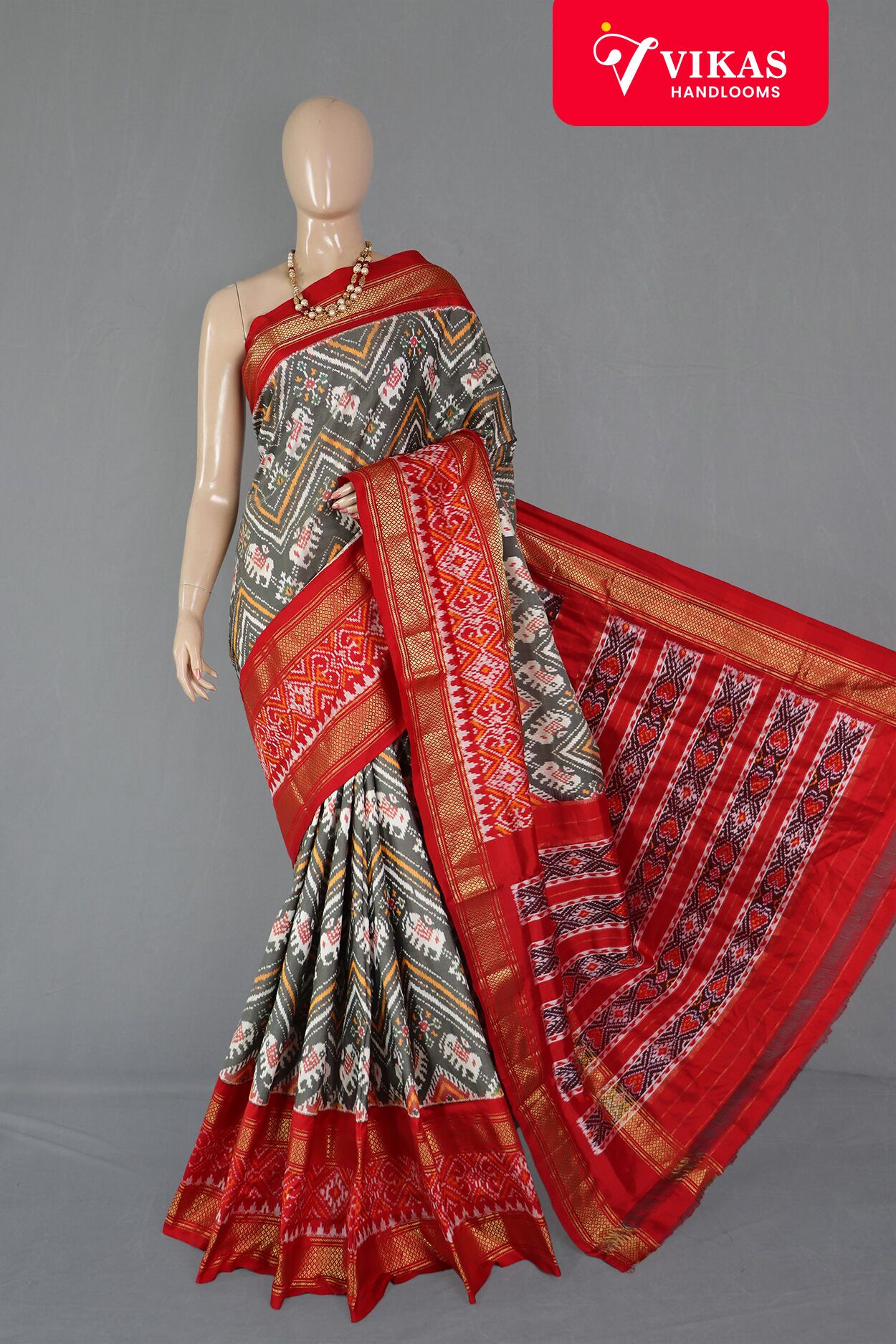 Pochampally Special Pet Border Saree