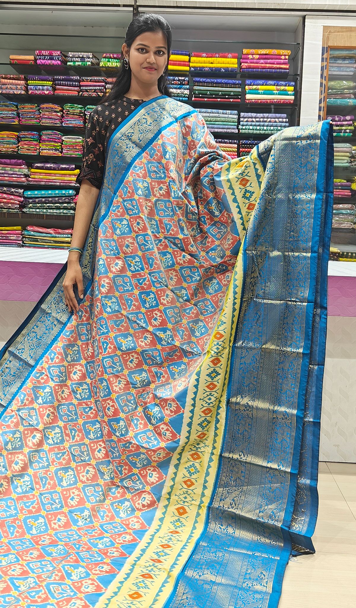 Pochampally Sarees In Pochampally Village