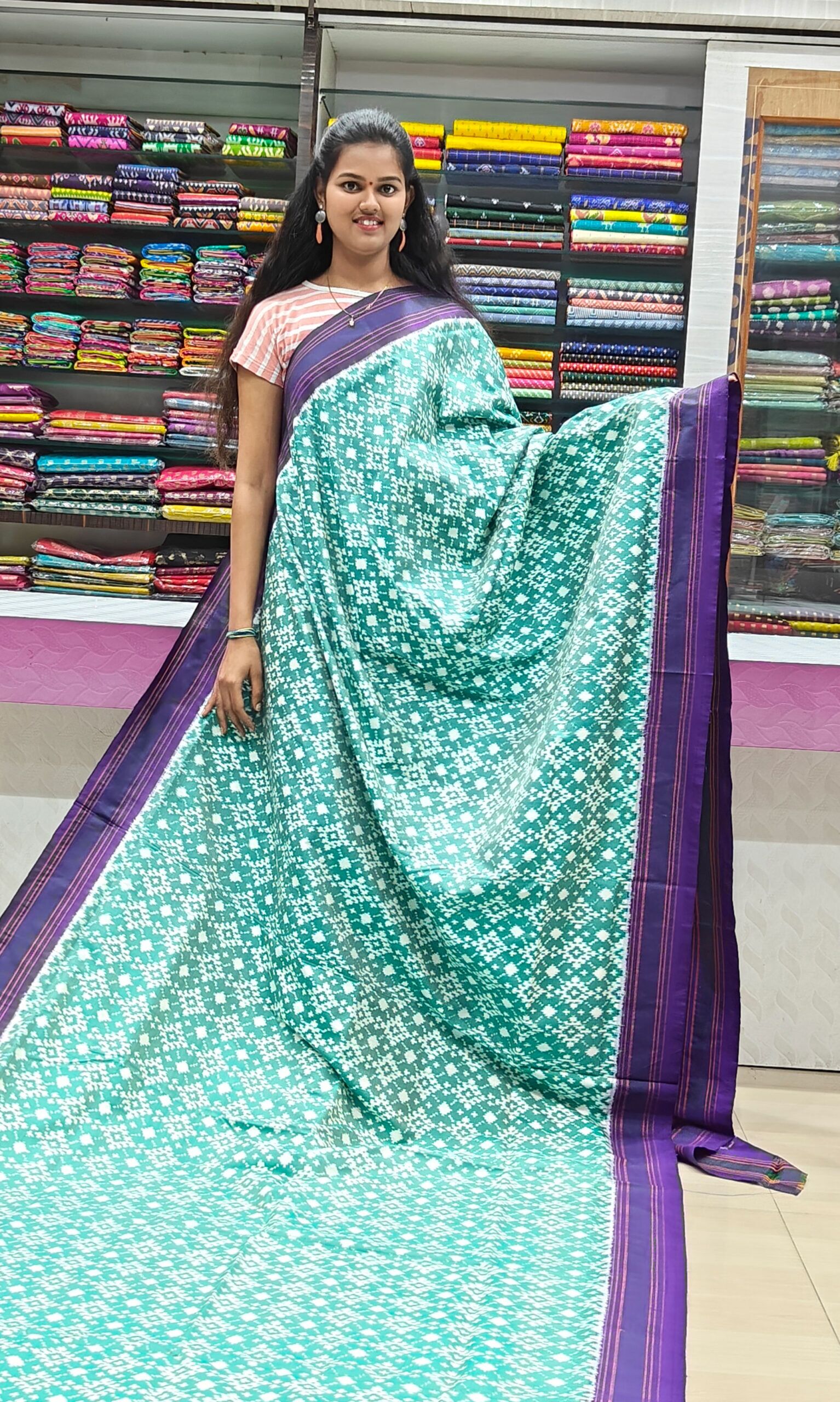 Pochampally Ikat Without Zari Special Allover Design Sarees