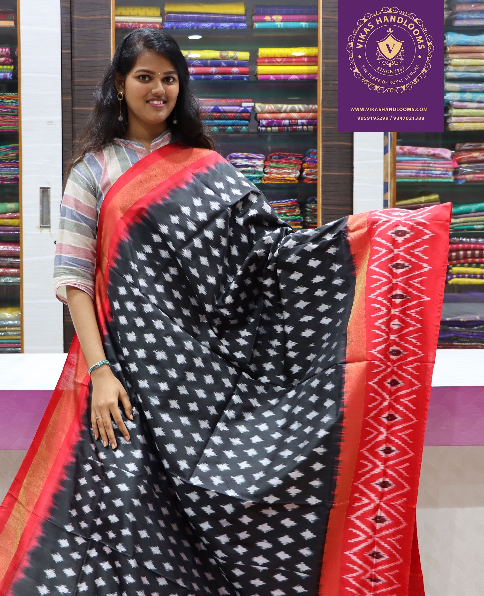 Pochampally Lightweight Pattu Sarees