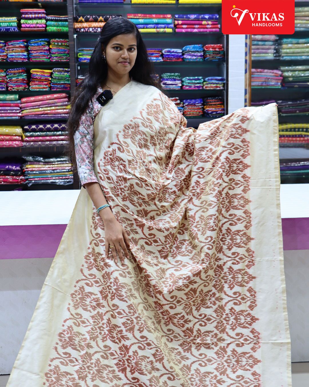 Pochampally Without Zari Full Design Sarees