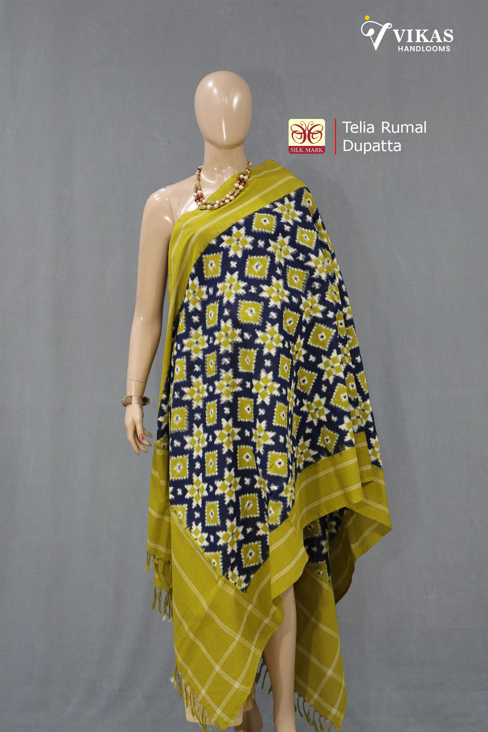 Ikat Telia Rumal Dupatta