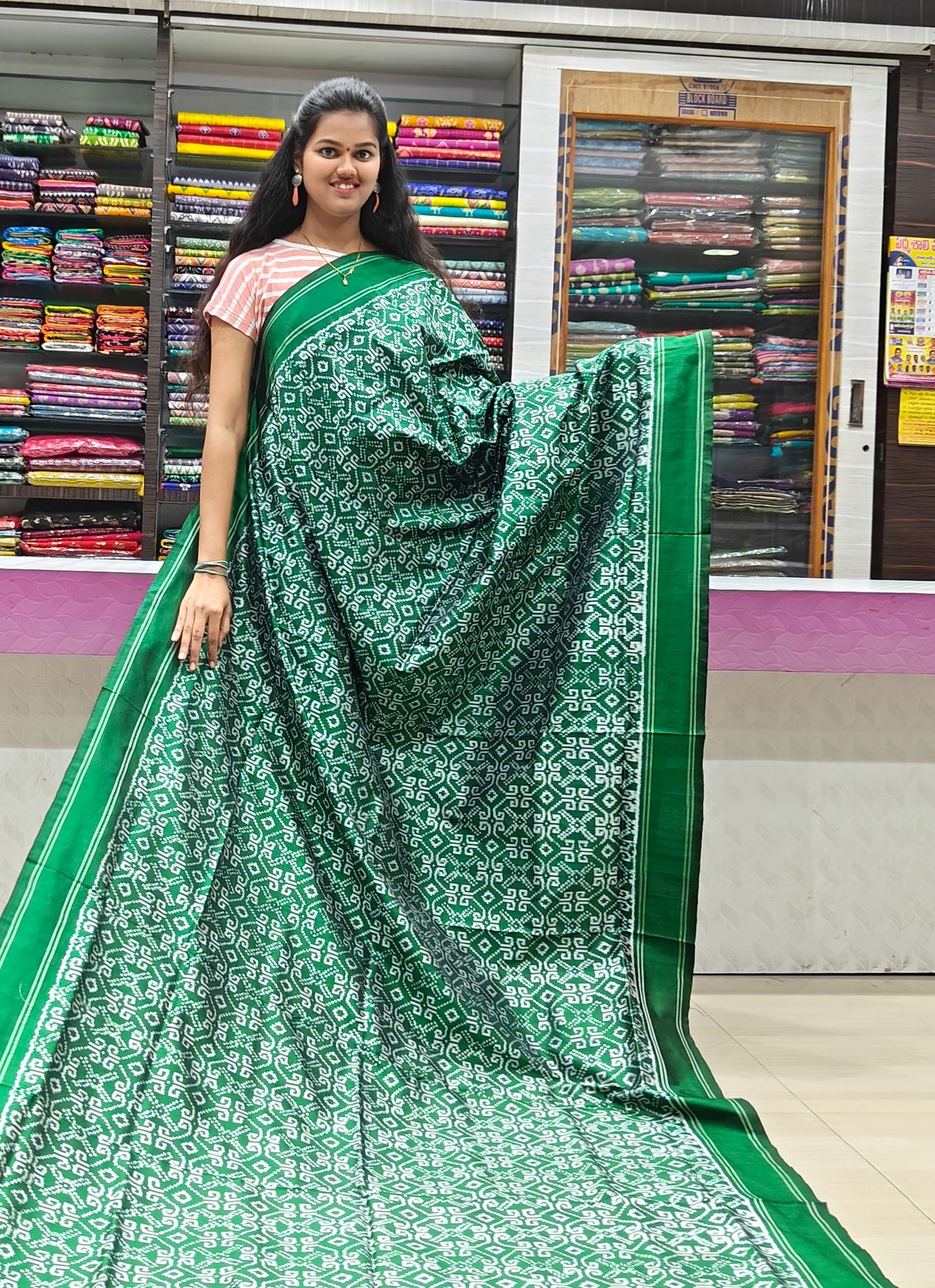 Pochampally Ikat Without Zari Special Sarees